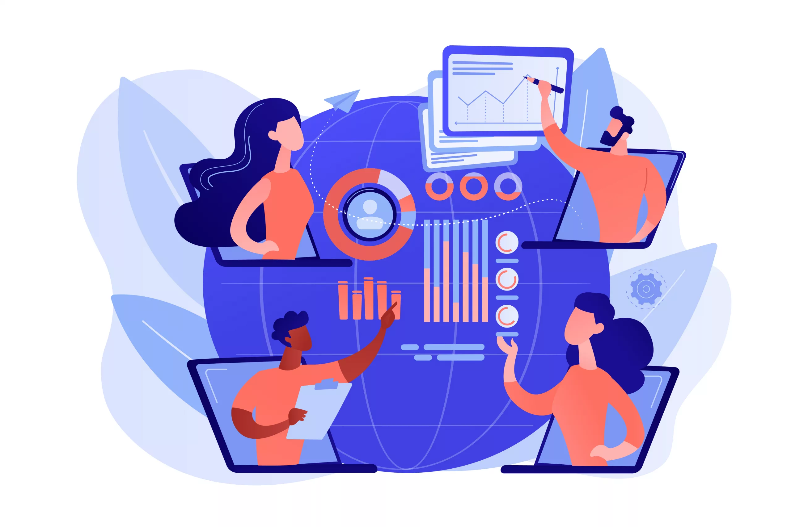 Online tech talks concept vector illustration woman, work, office-4702060.jpg